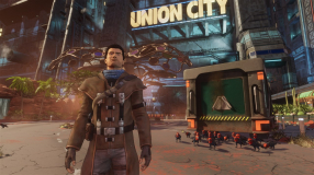Screenshot på Beyond a Steel Sky Steelbook Edition