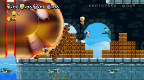 Screenshot på New Super Mario Bros U + New Super Luigi U (USK Logga & Nytt)