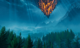 Screenshot på The Pathless (inkl. Art Cards)