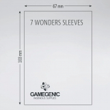 Screenshot på Gamegenic Prime Board Game Sleeves Brown 7 Wonders 80 Pack (67x103mm)