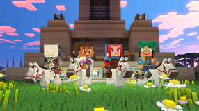 Screenshot på Minecraft Legends Deluxe Edition