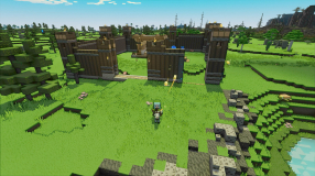 Screenshot på Minecraft Legends Deluxe Edition