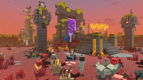 Screenshot på Minecraft Legends Deluxe Edition