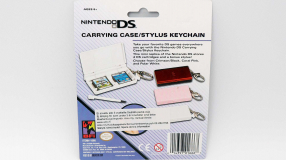 Screenshot på NDS Carrying Case/Stylus Keychain Orange Pink (Nytt)