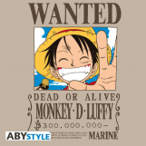 Screenshot på One Piece Wanted Luffy T-Shirt Beige (Medium)