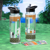 Screenshot på Minecraft Water Bottle & Sticker Set