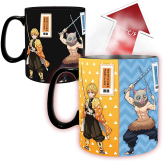 Screenshot på Demon Slayer Kimetsu no Yaiba Main Characters Heat Change Ceramic Mug