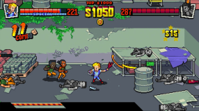 Screenshot på Double Dragon Gaiden - Rise of the Dragons