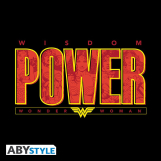 Screenshot på DC Comics Wonder Woman Wisdom Power Tjej T-Shirt Svart (Small)