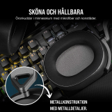 Screenshot på Corsair HS65 Surround Stereo Gaming Headset with 7.1 Surround Sound Carbon
