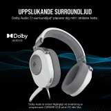 Screenshot på Corsair HS65 Surround Stereo Gaming Headset with 7.1 Surround Sound Vit