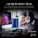 Screenshot på Corsair HS65 Surround Stereo Gaming Headset with 7.1 Surround Sound Vit