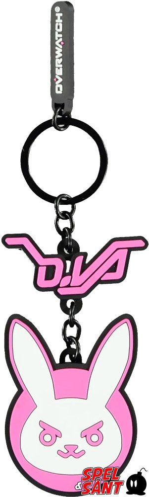 Overwatch D.VA Rubber Keychain - Spel & Sånt: The video game store with ...
