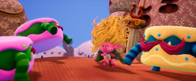 Screenshot på Dreamworks Trolls Remix Rescue