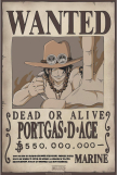 Screenshot på One Piece Luffy & Ace Wanted Posters 2-Pack (52*38cm)