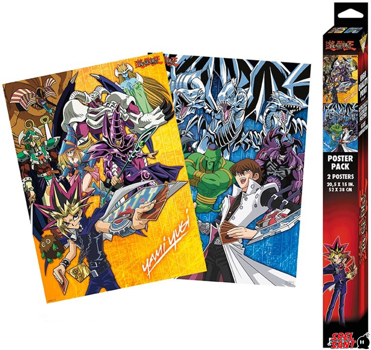 Yugioh! Yugi & Kaiba Posters 2Pack (52*38cm) Spel & Sånt The