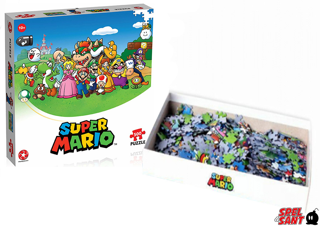 Super Mario Mario and Friends Pussel (500 bitar) - Spel & Sånt