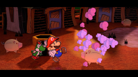 Screenshot på Paper Mario The Thousand-Year Door (Bergsala UK4)