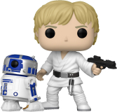 Screenshot på Pop! Star Wars Luke Skywalker with R2-D2 Bobble-Heads Movie Poster Figure
