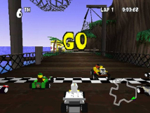Screenshot på Lego Racers (Bergsala)