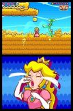 Screenshot på Super Princess Peach (Amerikansk Utgåva)