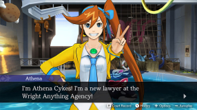 Screenshot på Apollo Justice Ace Attorney Trilogy (Asiatisk Version)