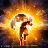 Screenshot på AbyStyle Super Figure Collection One Punch Man Saitama 1/10 Scale Figure
