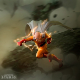 Screenshot på AbyStyle Super Figure Collection One Punch Man Saitama 1/10 Scale Figure
