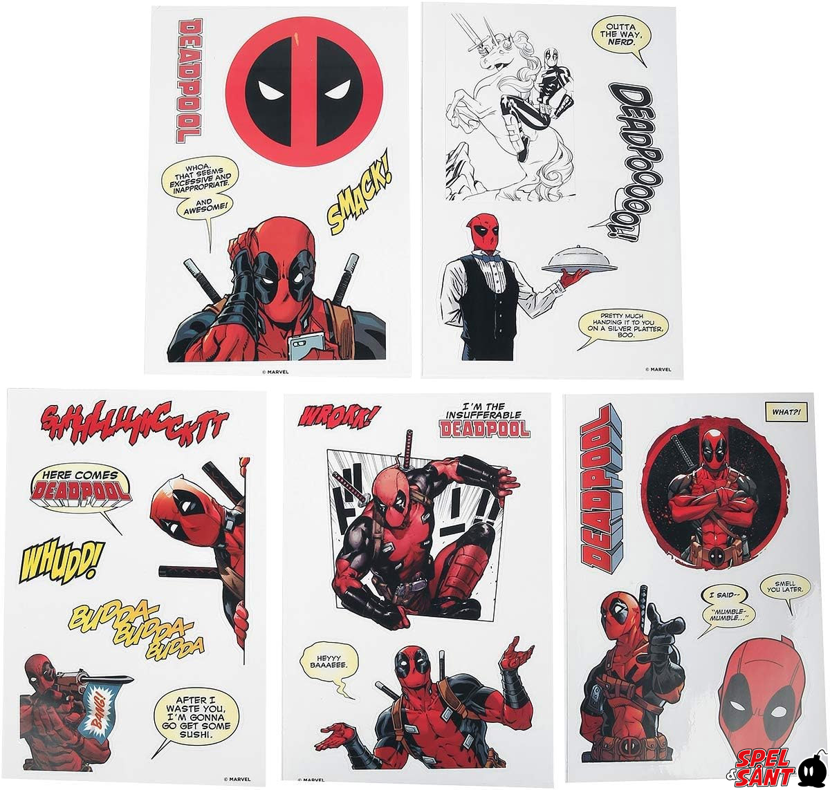 Tech Deadpool Deadpool Tech Stickers - Spel & Sånt: The video game store with the ...