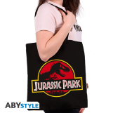 Screenshot på Jurassic Park Logo Tygkasse 37x42 cm