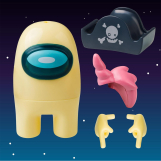 Screenshot på Among Us Action Figure Series 3 - Cream Crewmate 11,5cm