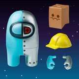 Screenshot på Among Us Action Figure Series 3 - Cyan Crewmate 11,5cm