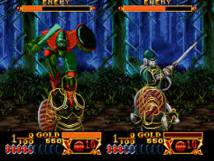 Screenshot på Crossed Swords (Japansk Version)