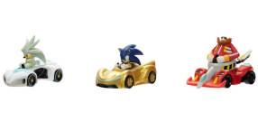 Screenshot på Jakks Sonic the Hedgehog Die-Cast Vehicles 3-Pack (Dr.Eggman, Sonic & Silver)