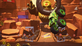 Screenshot på Hot Wheels Monster Trucks Stunt Mayhem