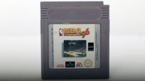 Screenshot på NBA Live 96 (inkl. Skyddsbox)