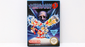 Screenshot på Mega Man 3 (inkl. Skyddsbox & Tysk version)
