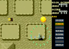 Screenshot på Slap Fight MD - Collectors Edition