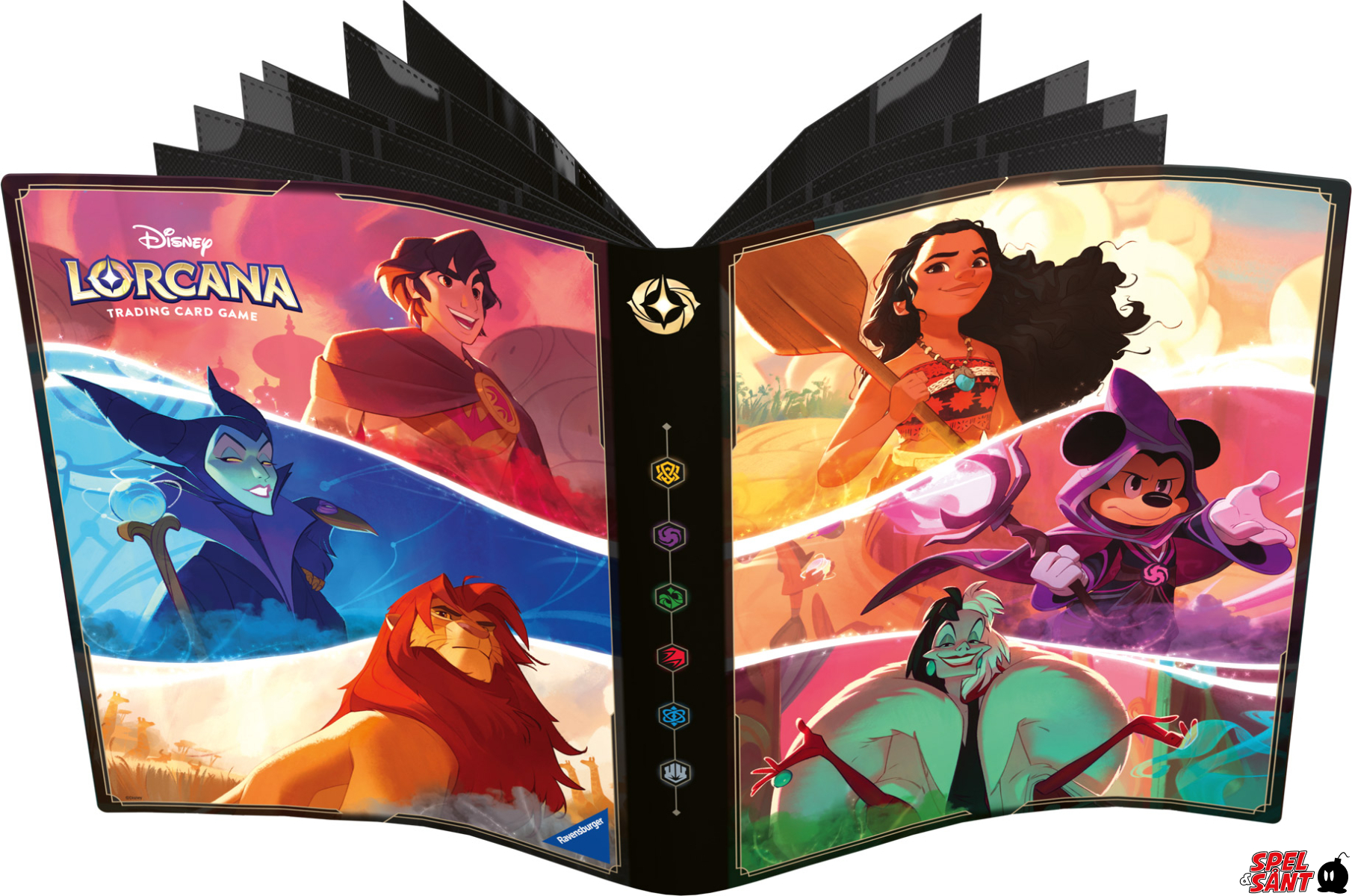 Disney Lorcana TCG Set 5 Characters Card Portfolio - Spel & Sånt 