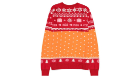 Screenshot på Pokemon Eevee Stickad X-Mas Jultröja Röd (Extra Small)