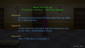 Screenshot på Ace Attorney Investigations Collection (Asiatisk Version)