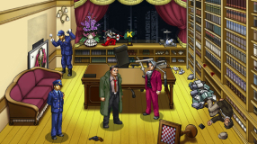 Screenshot på Ace Attorney Investigations Collection (Asiatisk Version)