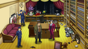 Screenshot på Ace Attorney Investigations Collection (Asiatisk Version)