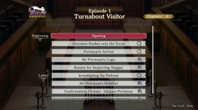 Screenshot på Ace Attorney Investigations Collection (Asiatisk Version)