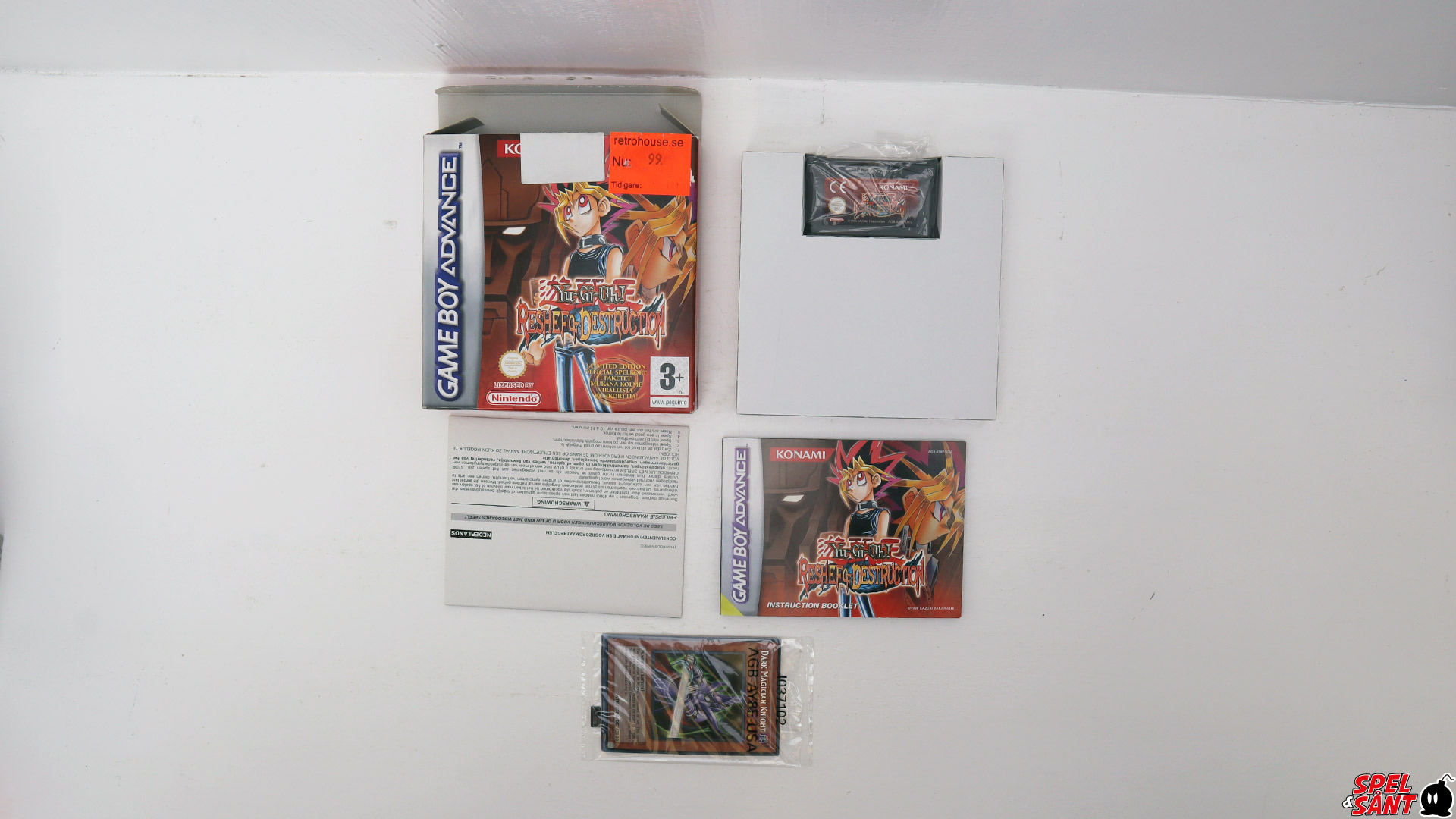 Yu-Gi-Oh Reshef of Destruction (Nintendo Game Boy Advance, 2004) WATA 9.2 A+ 83717500452