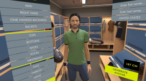 Screenshot på Tennis on Court (VR2)