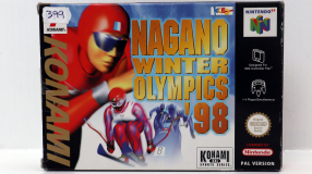Screenshot på Nagano Winter Olympics 98 (inkl. Shark Protectors & Bergsala)