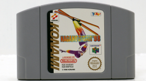 Screenshot på Nagano Winter Olympics 98 (inkl. Shark Protectors & Bergsala)