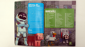 Screenshot på Robot Presenterar Minecraft Samlingsalbum