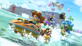 Screenshot på Mario Kart World (Bergsala UK4)